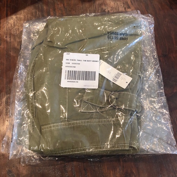 NWT Anthropologie khaki hi rise utility pants - Picture 6 of 9
